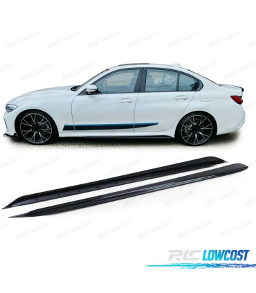 RAJOUTS LATERAUX BMW G20 G21 LOOK M PERFORMANCE NOIR BRILLANT