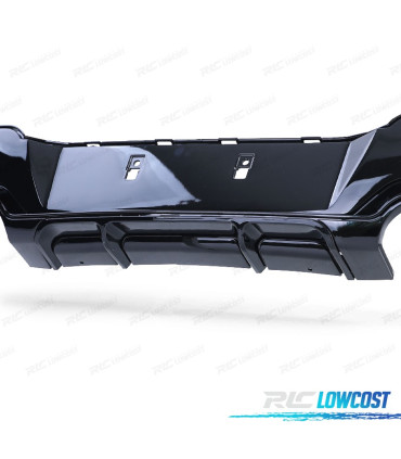 DIFFUSEUR BMW F20 F21 11-15 LOOK M PERFORMANCE NOIR BRILLANT O---O