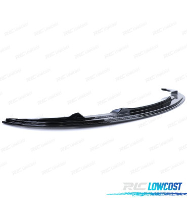 SPOILER LAME AVANT BMW E90 E91 LCI 08-12 LOOK M NOIR BRILLANT