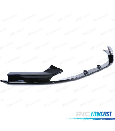SPOILER LAME AVANT BMW F22 F23 LOOK M PERFORMANCE NOIR BRILLANT