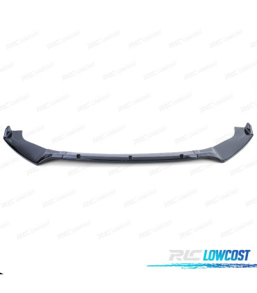 SPOILER LAME AVANT VOLKSWAGEN VW GOLF 7 7.5 12-20 NOIR BRILLANT