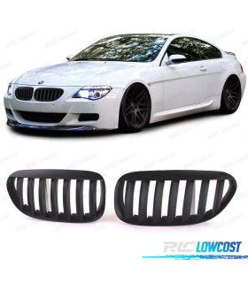 CALANDRES BMW E63 E64 04-10 LOOK M NOIR MAT