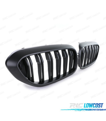 CALANDRES BMW G30 G31 17-20 LOOK M NOIR MAT