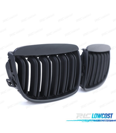 CALANDRES BMW E90 E91 05-08 LOOK M NOIR MAT