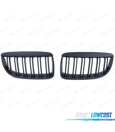 CALANDRES BMW E90 E91 05-08 LOOK M NOIR MAT