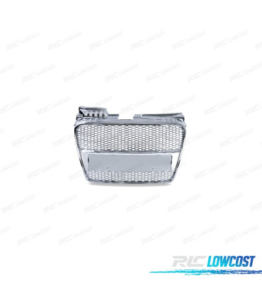 CALANDRE AUDI A4 B7 04-09 LOOK S LINE CHROMÉ