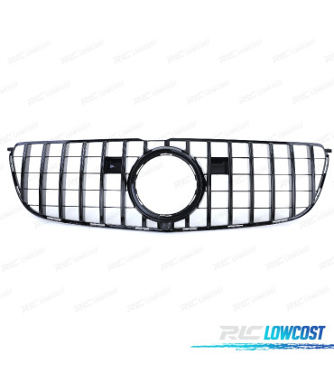 CALANDRE MERCEDES GLS X166 15-19 NOIR BRILLANT LOOK AMG GT