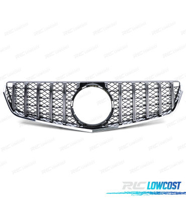 CALANDRE MERCEDES E C207 A207 09-13 NOIR CHROMÉ LOOK GTR