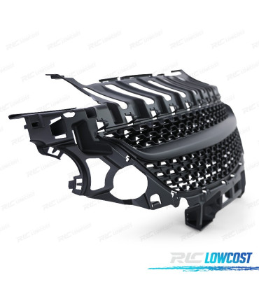 CALANDRE OPEL ADAM 12- LOOK BLACK EDITION NOIR MAT