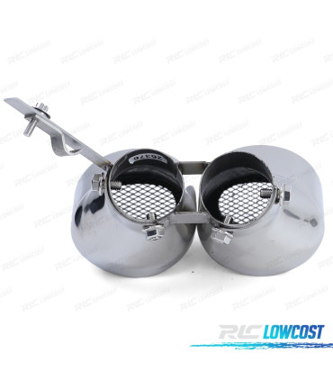 EMBOUT D'ÉCHAPPEMENT MERCEDES CLASSE C W203 00-07 CHROMÉ