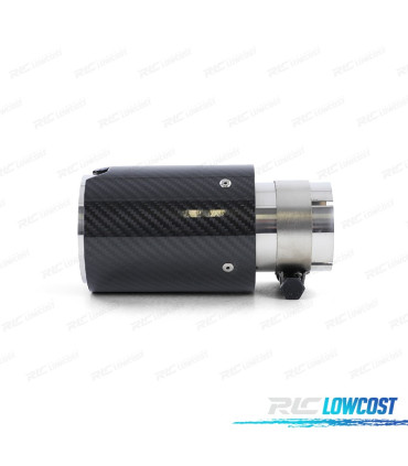 EMBOUT D'ÉCHAPPEMENT MODÈLES BMW LOOK M CARBONE