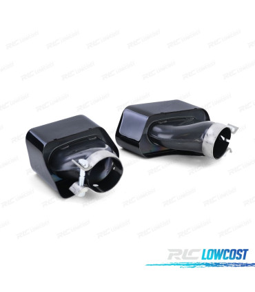 EMBOUT D'ÉCHAPPEMENT BMW F10 F11 F12 F13 LOOK V8 NOIR