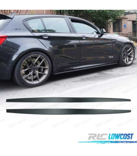 RAJOUTS BAS DE CAISSE BMW F20 F21 LOOK M PERFORMANCE NOIR MAT