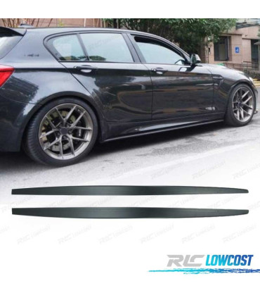 RAJOUTS BAS DE CAISSE BMW F20 F21 LOOK M PERFORMANCE NOIR MAT