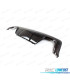 DIFFUSEUR BMW E60 E61 LOOK M DOUBLE SORTIE CARBONE