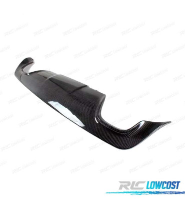 DIFFUSEUR BMW E60 E61 LOOK M DOUBLE SORTIE CARBONE