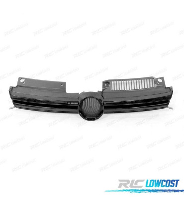 CALANDRE VOLKSWAGEN VW GOLF 6 08-12 LOOK R20 NOIR BRILLANT
