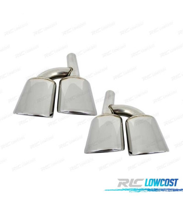 EMBOUTS D'ÉCHAPPEMENT SPÉCIFIQUES MERCEDES CLASS C W204 07-15 LOOK AMG C63 50X125