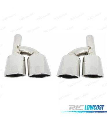 EMBOUTS D´ÉCHAPPEMENT SPÉCIFIQUE MERCEDES CLASSE C W204 07-15 LOOK AMG 50X100