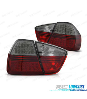 FEUX ARRIÈRE BMW E90 05-08 LED ROUGE FUMÉ 4 PORTES