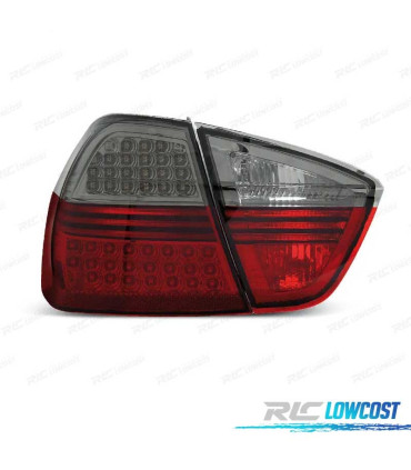 FEUX ARRIÈRE BMW E90 05-08 LED ROUGE FUMÉ
