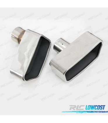 KIT EMBOUTS DOUBLE ECHAPPEMENT BMW F10 10-17 LOOK M V8