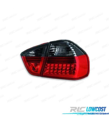 FEUX ARRIÈRE BMW E90 LED ROUGE FUMÉ