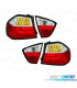 FEUX ARRIÈRE BMW E90 05-08 LED ROUGE CHROME