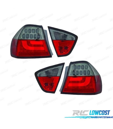 FEUX ARRIÈRE BMW E90 05-08 LED ROUGE FUMÉ