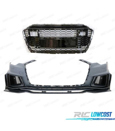PARE-CHOCS AVANT AUDI A6 18- LOOK RS CARBONE