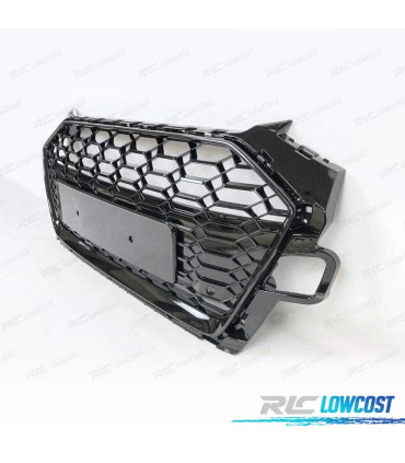CALANDRE AUDI A4 B9 19- LOOK RS4 NOIR