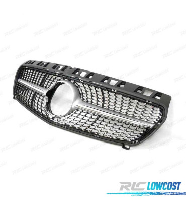 CALANDRE MERCEDES CLASSE A W176 12-15 LOOK DIAMOND CHROMÉ