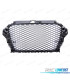 CALANDRE AUDI A3 8V 12-16 LOOK RS3 NOIR BRILLANT