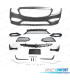 PARE-CHOCS AVANT MERCEDES C W205 14-18 LOOK AMG C63 ARGENTÉ PDC