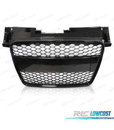 CALANDRE AUDI TT 8J 06-14 LOOK RS NOIR BRILLANT