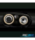 PHARES VOLKSWAGEN VW GOLF 4 LOOK ANGEL EYES R32 FOND NOIR