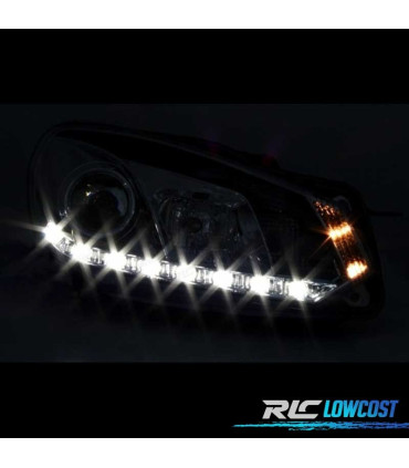 PHARES VOLKSWAGEN VW GOLF MK6 08-12 DRL FOND NOIR