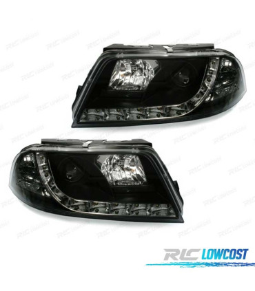 PHARES POUR VOLKSWAGEN VW PASSAT 3BG 00-05 DAYLIGHT FOND NOIR