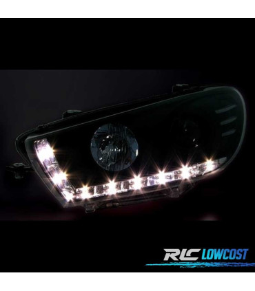 PHARES POUR VOLKSWAGEN VW SCIROCCO 08-14 DAYLIGHT FOND NOIR