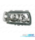 PHARES POUR VOLKSWAGEN VW POLO 6N 94-99 FOND CHROMÉ