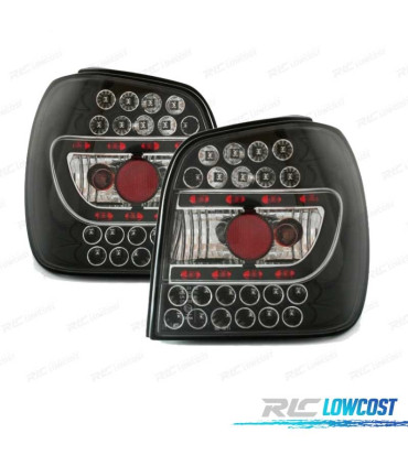 FEUX ARRIÈRE VOLKSWAGEN VW POLO 6N 94-99 LED FOND NOIR