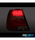 FEUX ARRIÈRE POUR VOLKSWAGEN VW BORA 1J 98-05 LED ROUGE CHROMÉ
