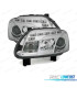 PHARES VOLKSWAGEN VW TOURAN 03-06 DAYLIGHT FOND CHROMÉ