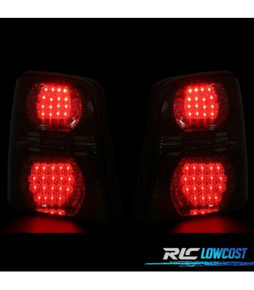 FEUX ARRIÈRE POUR VOLKSWAGEN VW TOURAN 03-10 LED ROUGE FUMÉ