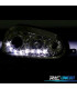 PHARES VOLKSWAGEN VW GOLF MK5 03-08 DAYLIGHT LED FOND CHROME