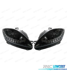 Phare Antibrouillard Avant Pour Seat Leon Mk2, Ibiza, Cordoba, Altea, Toledo - 1 Paire, Noir, Sans Ampoules