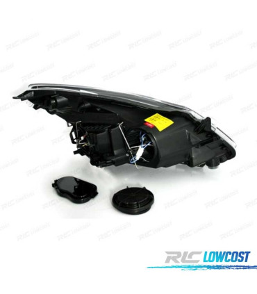 PHARES OPEL CORSA D 06-10 ANGEL EYES FOND NOIR