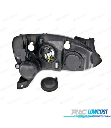 PHARES POUR OPEL CORSA C 00-06 FOND CHROMÉ