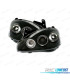 PHARES POUR OPEL CORSA C 00-06 ANGEL EYES FOND NOIR H1-H1