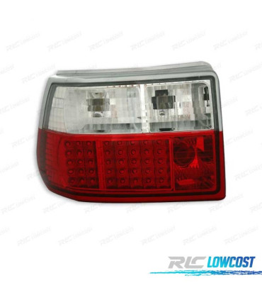 FEUX ARRIÈRE POUR OPEL ASTRA F 91-98 LED ROUGE CHROMÉ